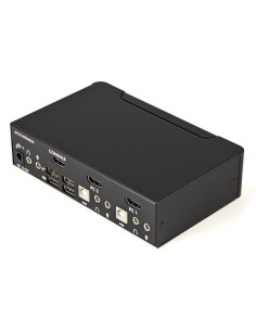 StarTech.com Switch KVM HDMI USB 2 porte, con audio e hub USB 2.0 2