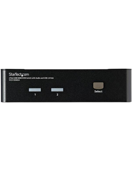 StarTech.com Switch KVM HDMI USB 2 porte, con audio e hub USB 2.0