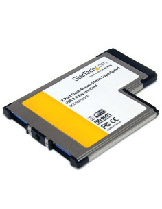 StarTech.com Adattatore scheda ExpressCard SuperSpeed USB 3.0 da 54 mm a scomparsa a 2 porte con supporto UASP