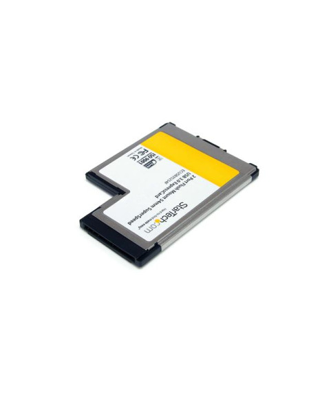 StarTech.com Adattatore scheda ExpressCard SuperSpeed USB 3.0 da 54 mm a scomparsa a 2 porte con supporto UASP