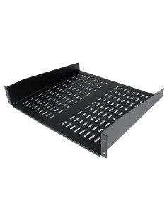 StarTech.com Scaffale cantilever per montaggio a rack universale con fessure 16" 2U - Ripiano per armadio server rack fisso - 22