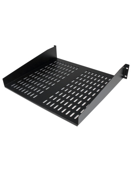 StarTech.com Scaffale cantilever per montaggio a rack universale con fessure 16" 2U - Ripiano per armadio server rack fisso - 22