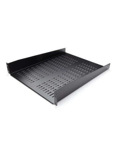 StarTech.com Ripiano per montaggio a rack con fessure 22" 2U - Ripiano per armadio server rack fisso - 22 kg