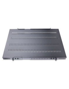 StarTech.com Ripiano 1U regolabile ventilato per rack 19" - Robusto ripiano per armadio server rack 19 pollici - Mensola Univers 2