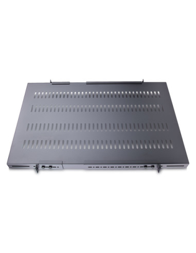 StarTech.com Ripiano 1U regolabile ventilato per rack 19" - Robusto ripiano per armadio server rack 19 pollici - Mensola Univers