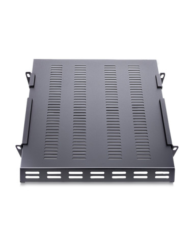 StarTech.com Ripiano 1U regolabile ventilato per rack 19" - Robusto ripiano per armadio server rack 19 pollici - Mensola Univers