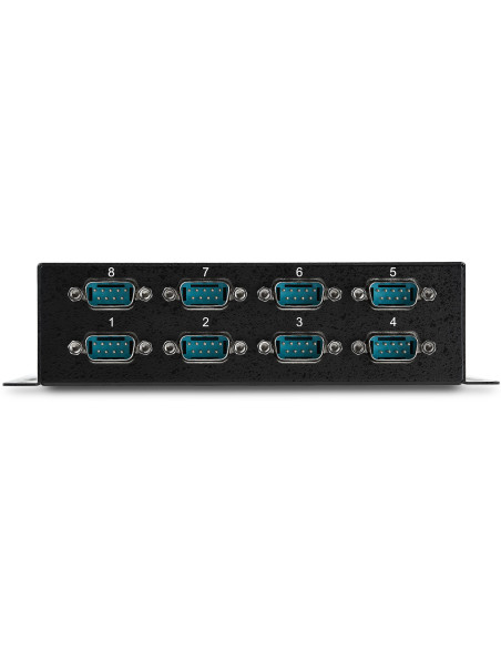 StarTech.com Hub adattatore USB a DB9 RS232 seriale 8 porte – Guide DIN industriali DIN e montabile a parete