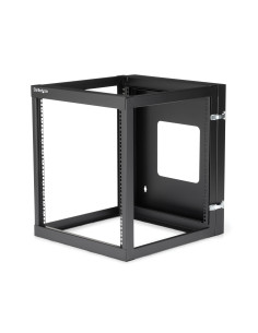 StarTech.com Server rack 12U a giorno per montaggio a parete con cerniera 22"