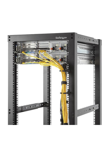 StarTech.com Gancio con anello a D per gestione cavi in server rack verticale 1U - 4,5 x 10 cm