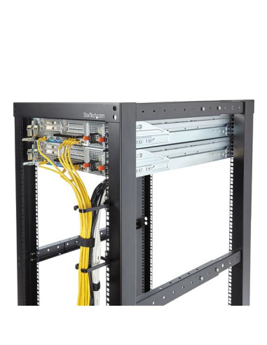 StarTech.com Gancio con anello a D per gestione cavi in server rack verticale 1U - 4,5 x 10 cm