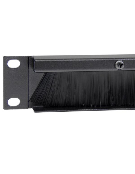 StarTech.com Pannello di gestione cavi per server rack orizzontale con spazzola a listello 1U