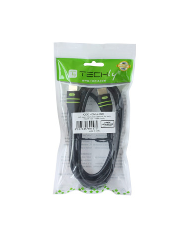 Techly Cavo HDMI High Speed con Ethernet A/A M/M con Ferrite 15m (ICOC HDMI-FR-150)