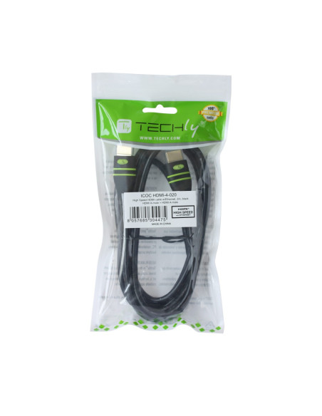 Techly Cavo HDMI High Speed con Ethernet A/A M/M con Ferrite 15m (ICOC HDMI-FR-150)