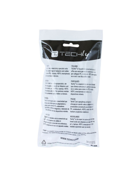 Techly Cavo HDMI High Speed con Ethernet A/A M/M con Ferrite 15m (ICOC HDMI-FR-150)