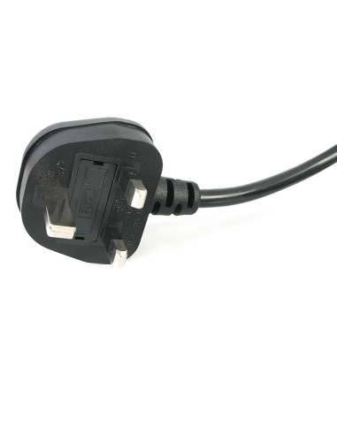 StarTech.com Cavo di Alimentazione per Notebook da 1m Cavo Elettrico AC di Ricambio per Alimentatori Laptop da UK BS1363 a C7, 2