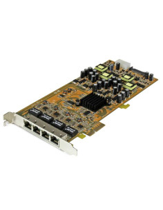 StarTech.com Scheda di rete PCIe Gigabit Power over Ethernet a 4 porte - Adattatore PCI express PSE / POE - NIC
