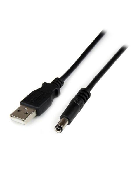 StarTech.com Cavo di alimentazione USB a spina 5,5mm - Connettore barrel Jack di tipo N - 5V DC - 2m