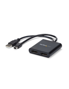 StarTech.com Adattatore multi monitor a 2 porte - MST Hub Mini DisplayPort a 2x DisplayPort - Doppio monitor 4K 30Hz - Video Spl