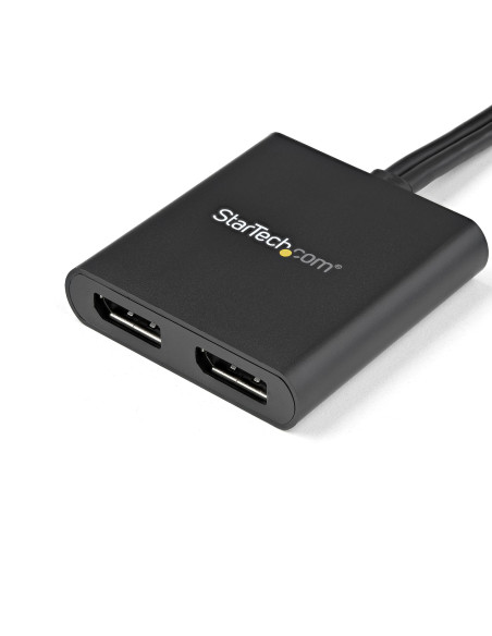 StarTech.com Adattatore multi monitor a 2 porte - MST Hub Mini DisplayPort a 2x DisplayPort - Doppio monitor 4K 30Hz - Video Spl