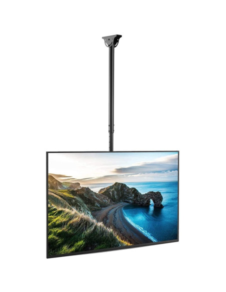 Techly Supporto Telescopico a Soffitto fino a 1,6m per TV LED LCD 23-42" (ICA-CPLB 922L)