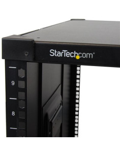 StarTech.com Server Rack a 4 Montanti 9U Open Frame, Armadio Rack di Rete 19"con Ruote, Piccolo Rack Server per spazi ristretti  2