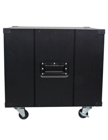 StarTech.com Server Rack a 4 Montanti 9U Open Frame, Armadio Rack di Rete 19"con Ruote, Piccolo Rack Server per spazi ristretti 