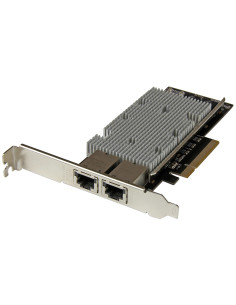 StarTech.com Scheda di rete PCI express a 2 porte 10 Gbase-T Ethernet con Chipset intel X540