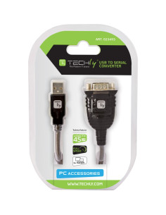 Techly Convertitore Adattatore da USB a Seriale in Blister (IDATA USB-SER-2T) 2
