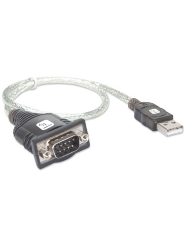 Techly Convertitore Adattatore da USB a Seriale in Blister (IDATA USB-SER-2T)