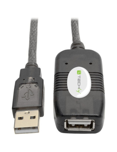 Techly Cavo Prolunga Attivo USB2.0 Hi-Speed 10m (IUSB-REP10TY)