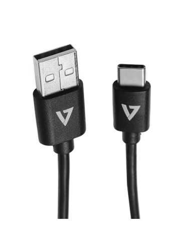 V7 Cavo USB nero da USB 2.0 A maschio a USB-C maschio 2m 6.6ft