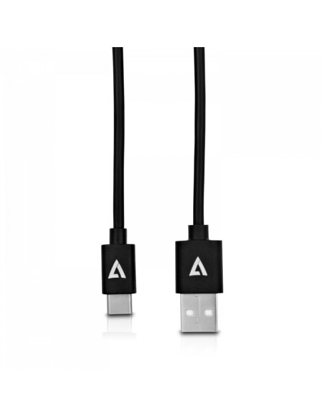 V7 Cavo USB nero da USB 2.0 A maschio a USB-C maschio 2m 6.6ft
