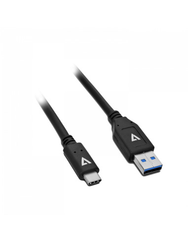 V7 Cavo USB nero da USB 2.0 A maschio a USB-C maschio 2m 6.6ft