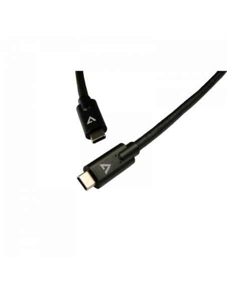 V7 Cavo USB nero da USB-C maschio a USB-C maschio 2m 6.6ft