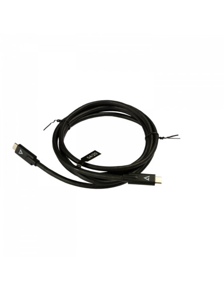 V7 Cavo USB nero da USB-C maschio a USB-C maschio 2m 6.6ft