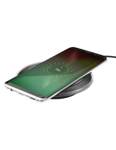 Trust 21310 Caricabatterie per dispositivi mobili Smartphone Nero, Argento Interno