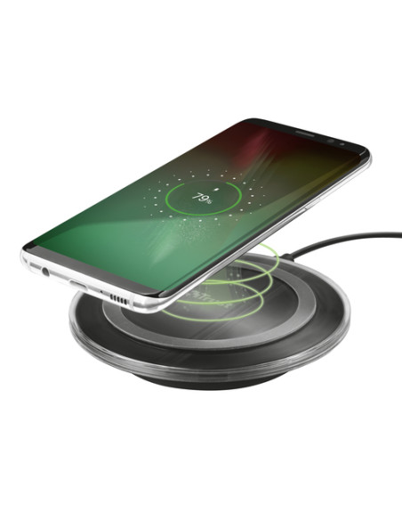 Trust 21310 Caricabatterie per dispositivi mobili Smartphone Nero, Argento Interno