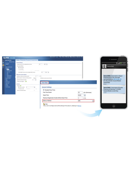 Zyxel Hotspot Management 1Y 1 anno/i