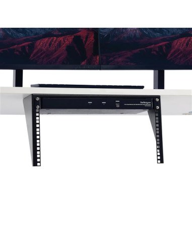 StarTech.com Staffa Rack in Accaio 6U per montaggio apparecchiature su parete Verticale da 19"