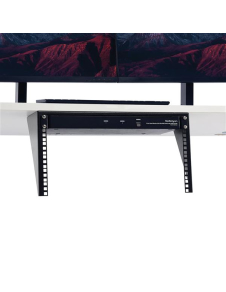 StarTech.com Staffa Rack in Accaio 6U per montaggio apparecchiature su parete Verticale da 19"