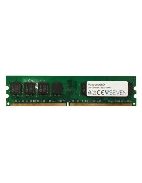 V7 2GB DDR2 PC2-5300 667Mhz DIMM Desktop Módulo de memoria - V753002GBD