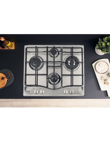 Hotpoint Ariston Piano cottura a gas PCN 642 T/IX/HAR