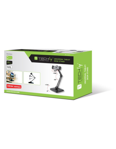 Techly ICA-TBL 2801 supporto per personal communication Supporto passivo Tablet/UMPC Nero