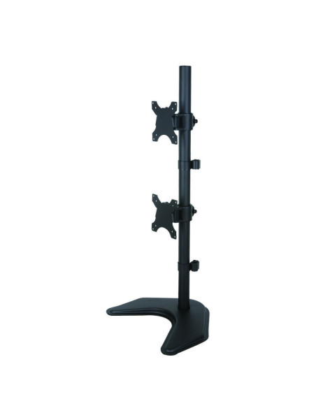 Techly Supporto da Scrivania per 2 Monitor 13-27" con base