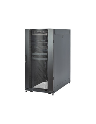 StarTech.com Armadio rack per server 25U - Profondità regolabile da 7-35" a 4 montanti con chiusura a chiave - Armadio mobile v