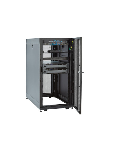 StarTech.com Armadio rack per server 25U - Profondità regolabile da 7-35" a 4 montanti con chiusura a chiave - Armadio mobile v