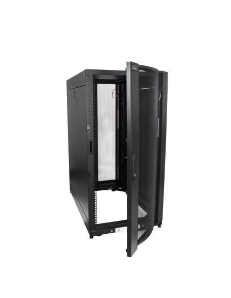 StarTech.com Armadio rack per server 25U - Profondità regolabile da 7-35" a 4 montanti con chiusura a chiave - Armadio mobile v