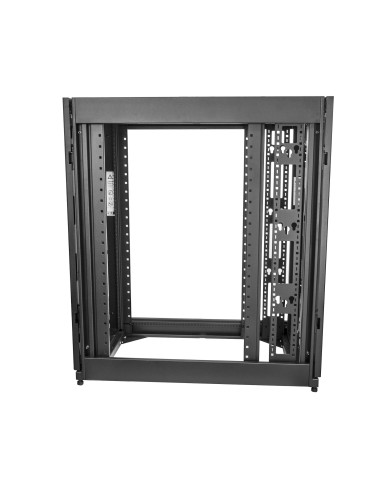 StarTech.com Armadio rack per server 25U - Profondità regolabile da 7-35" a 4 montanti con chiusura a chiave - Armadio mobile v