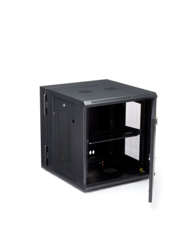 StarTech.com RK1224WALHM rack 12U Da parete Nero