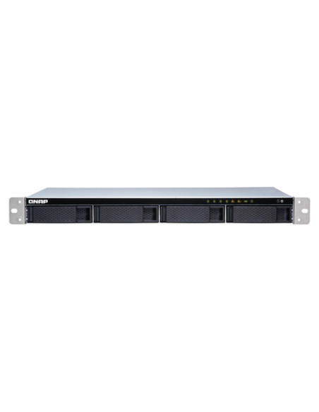 QNAP TS-431XeU NAS Rack (1U) Annapurna Labs Alpine AL-314 8 GB DDR3 0 TB QNAP QTS Nero, Acciaio inox